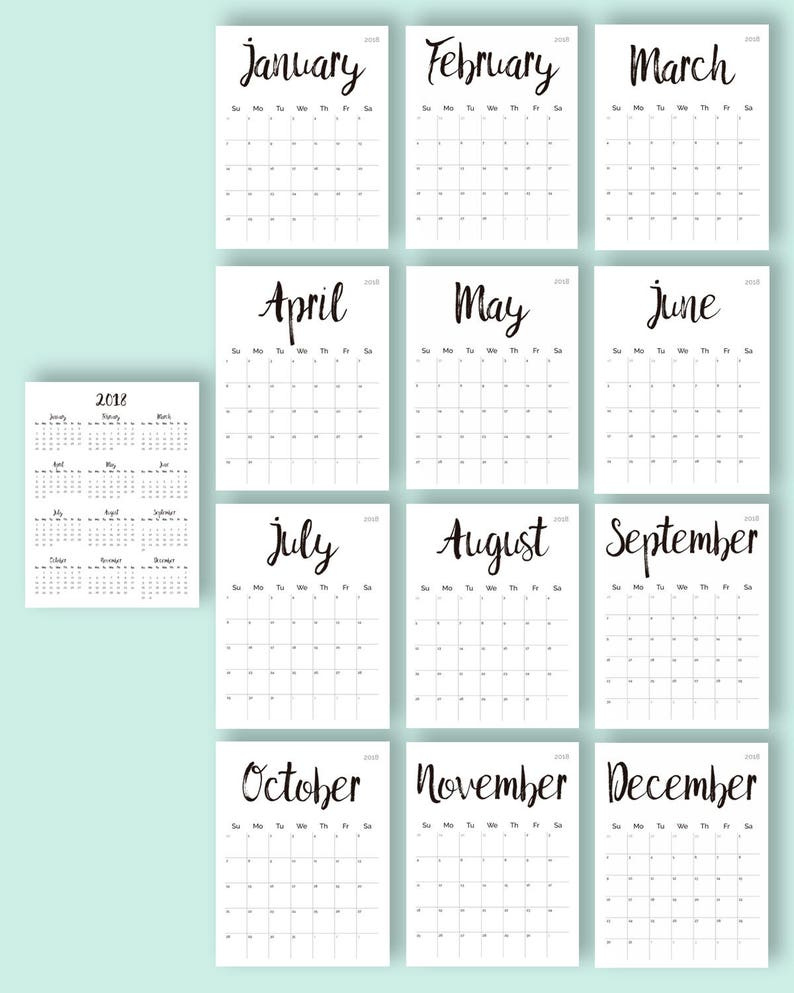 Printable Calendar 2019 2020 2018 Desk Calendar Pdf Free Printable Desk Calendar