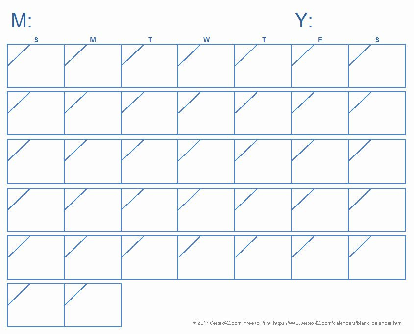 Printable Calendar Grid | Templates Printable Free Free Blank Calendar Grid Printable