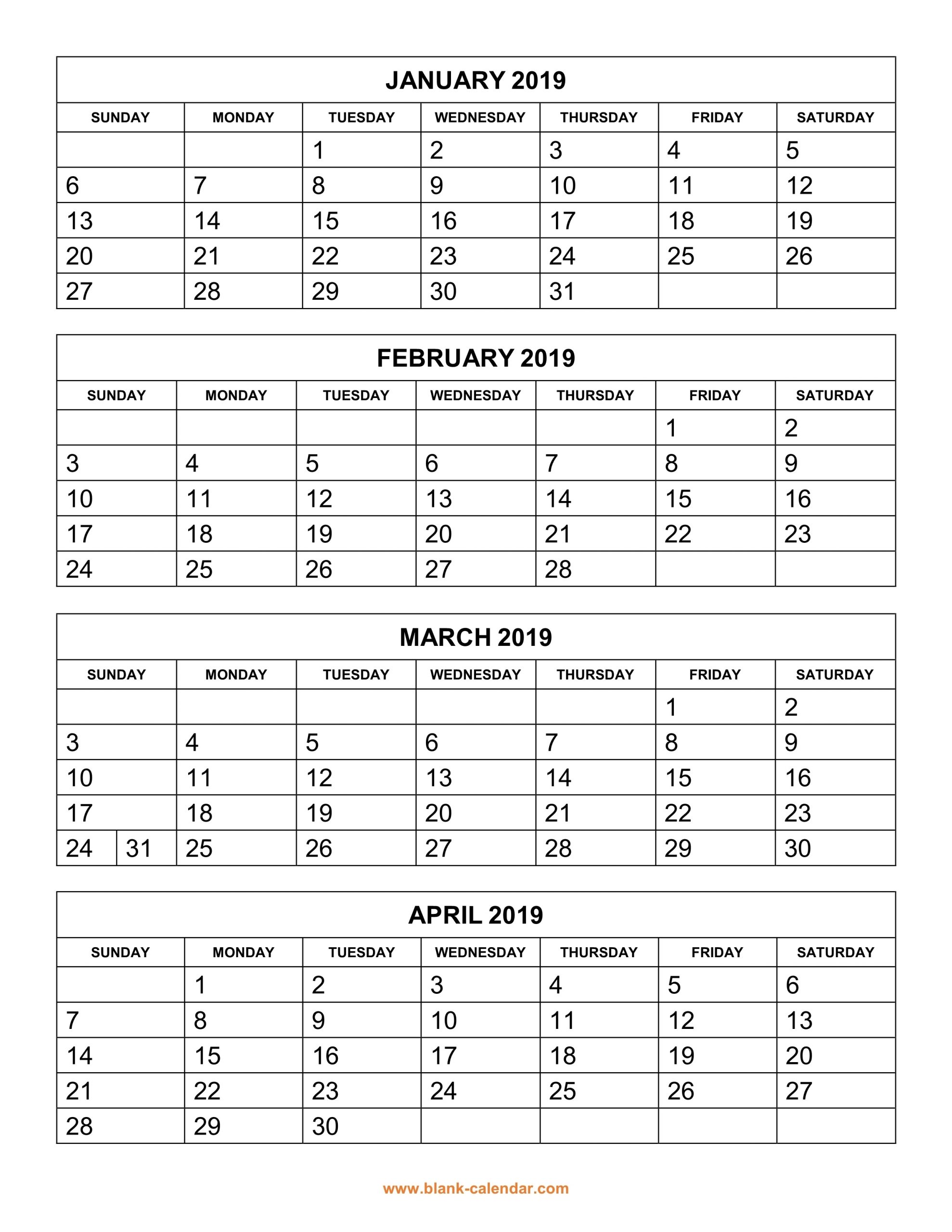 Printable Calendar Six Months Per Page | Example Calendar Printable 6 Month Calendar Free