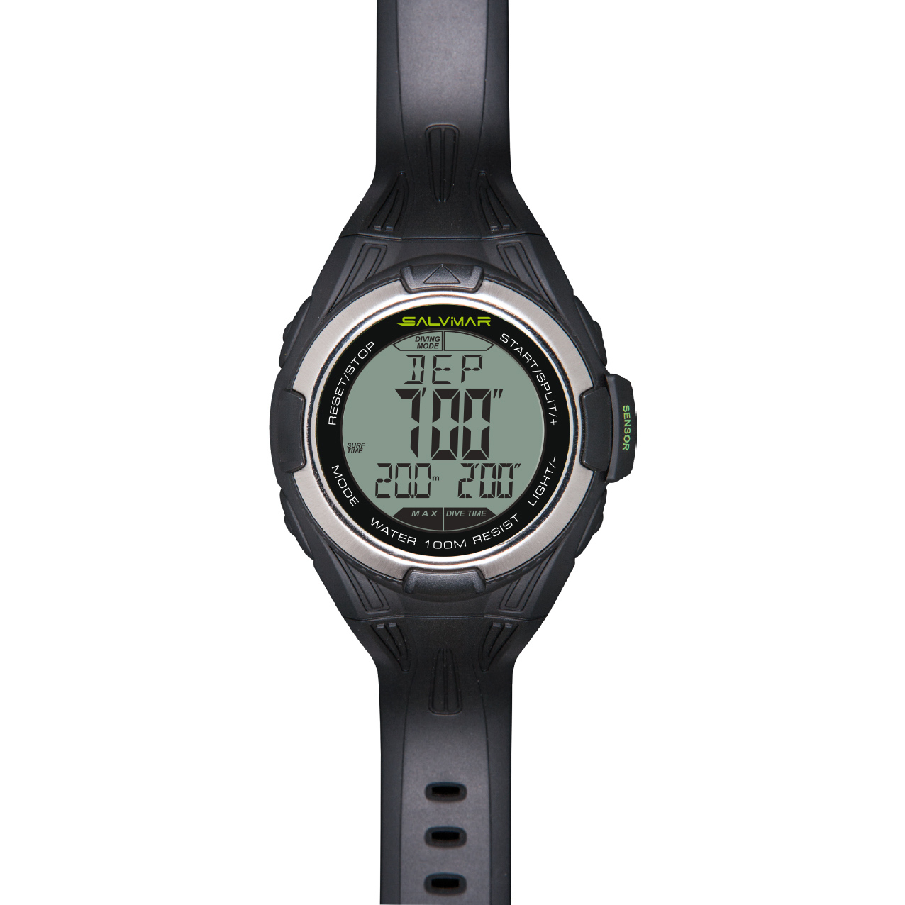 Salvimar - One Freediving Watch Clipsonic Calendar Countdown Thermo Digital Clock