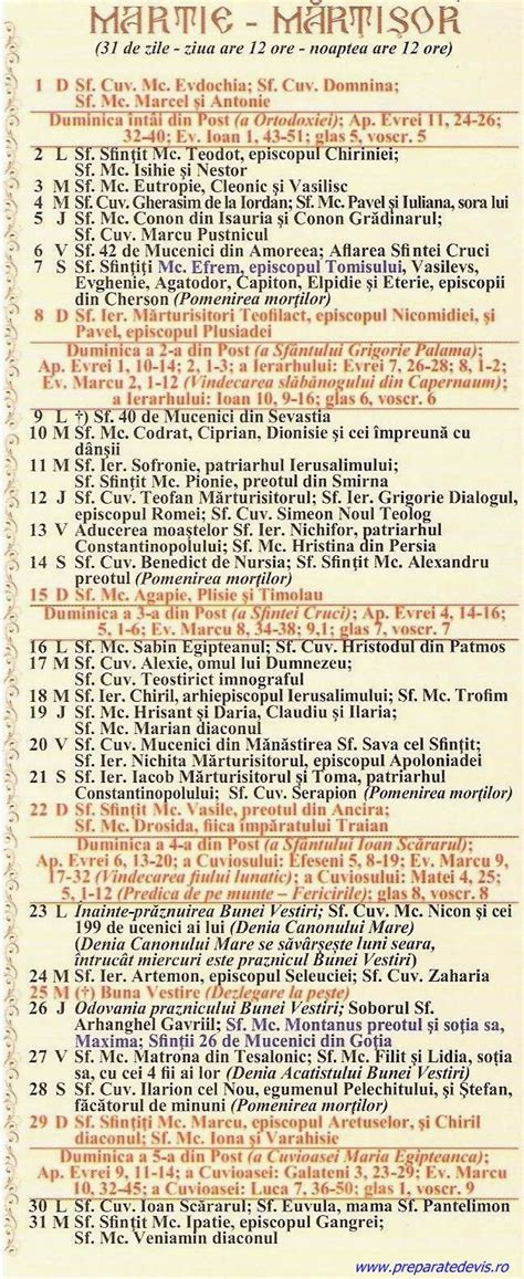 Sarbatori Ortodoxe 2021 | Sarbatori Bisericesti Nationale Calendar Crestin Ortodox 2022 Calendar