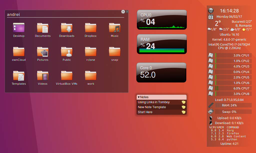 Screenlets (Desktop Widgets) Fixed For Ubuntu 16.04 Widget Windows 10 Countdown Desktop