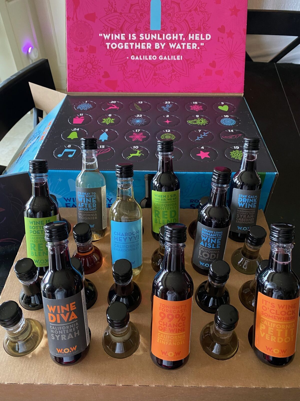 Target W.o.w Holiday Wine Advent Calendar - Mini Review - Subscription Box Ramblings Subscribe To Us Holidays In Calendar