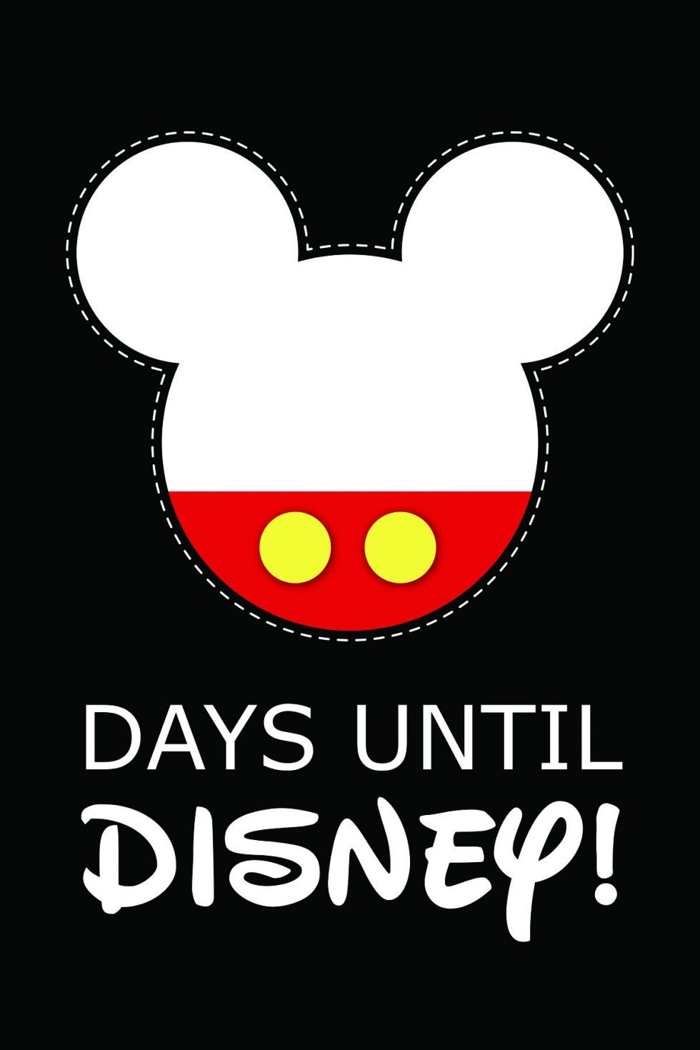 Template Countdown Calendar Disney | Calendar Template Disney Countdown Calendar Printable
