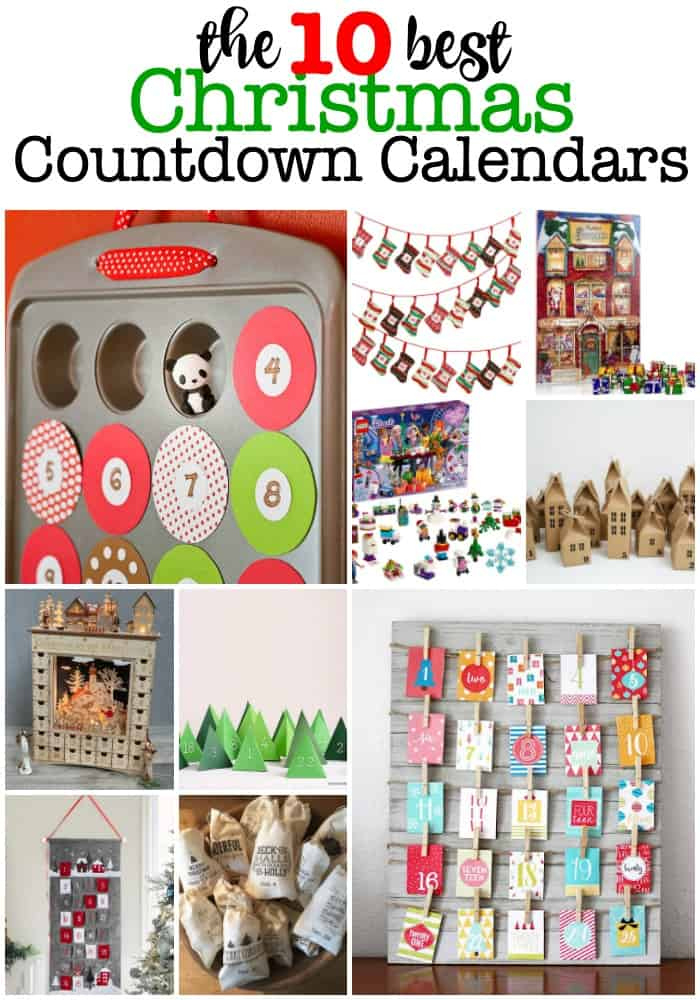 The 10 Best Christmas Countdown Calendars! - Momof6 7 Days To Christmas Countdown Calendar