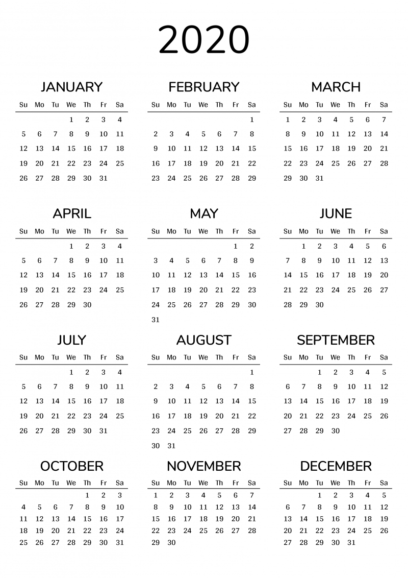 The 5 Year Calendarc Starting 2021 | Get Your Calendar Printable 5 Year Calendar