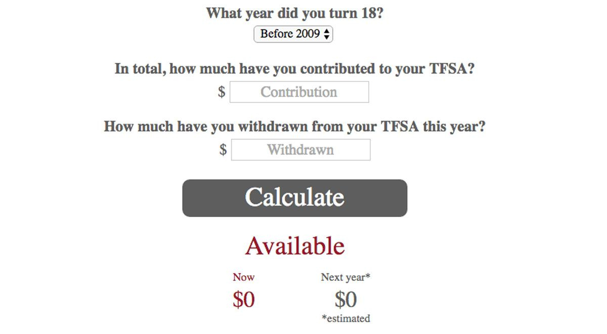 The Rule That Could Supersize Your Tfsa Contribution Limit Free Countdown To Retirement Calendarics Cost Of Program