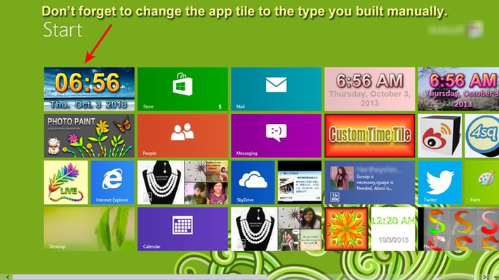 Tile Gadgets - Clock,Date,Alarm,Countdown For Win8 Start Date Event Time Countdown Windows 10 App