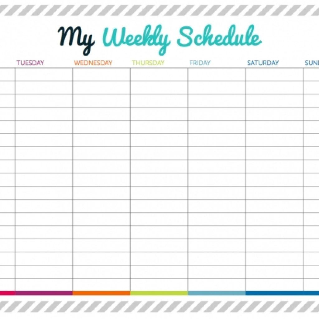 Weekly Calendars With Time Slots Printable Weekly Calendar Time And Date Printable Calendar