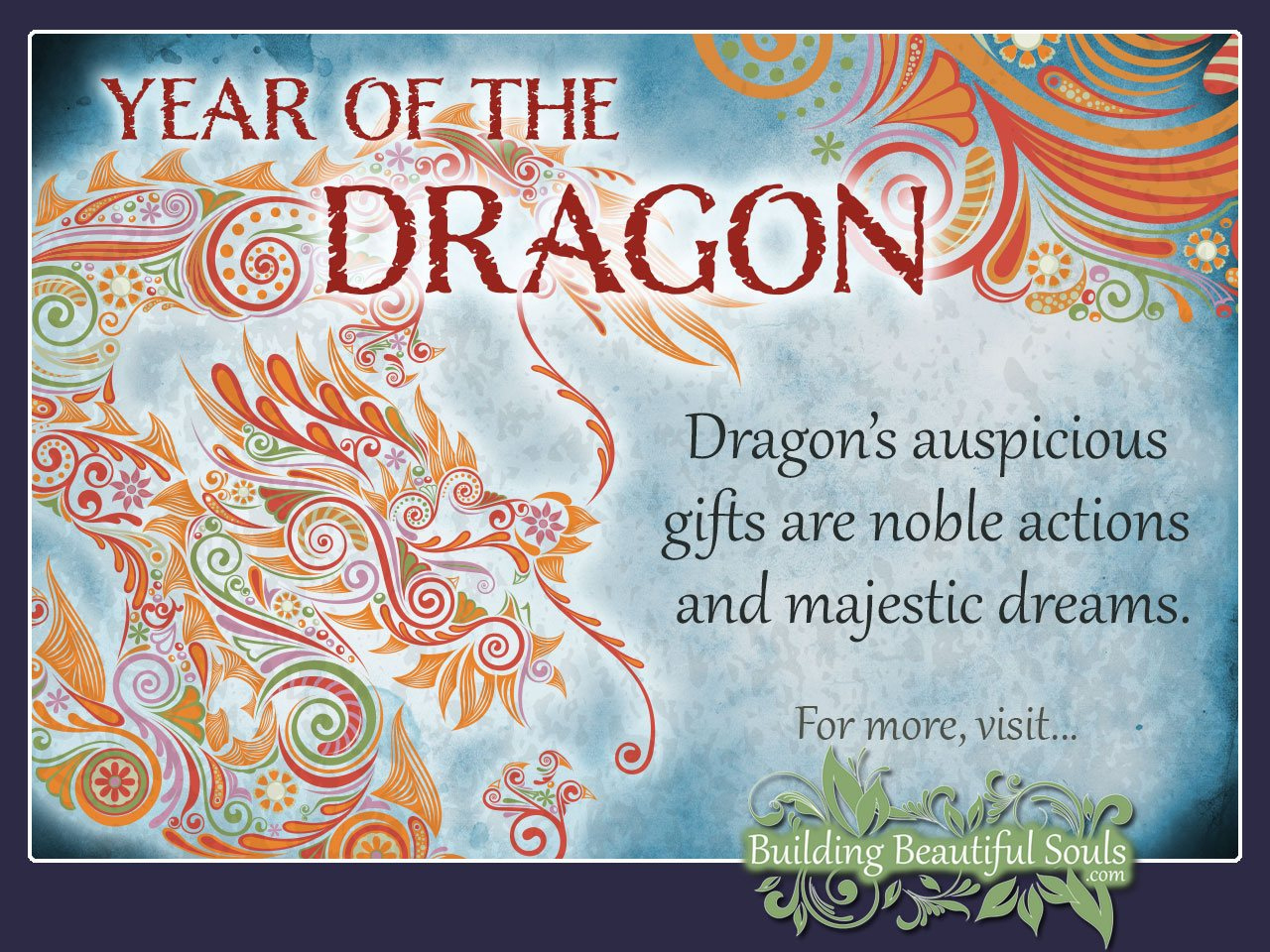 Year Of The Dragon - Chinese Zodiac Dragon Meanings Chinese Animal Calendar And Meaning