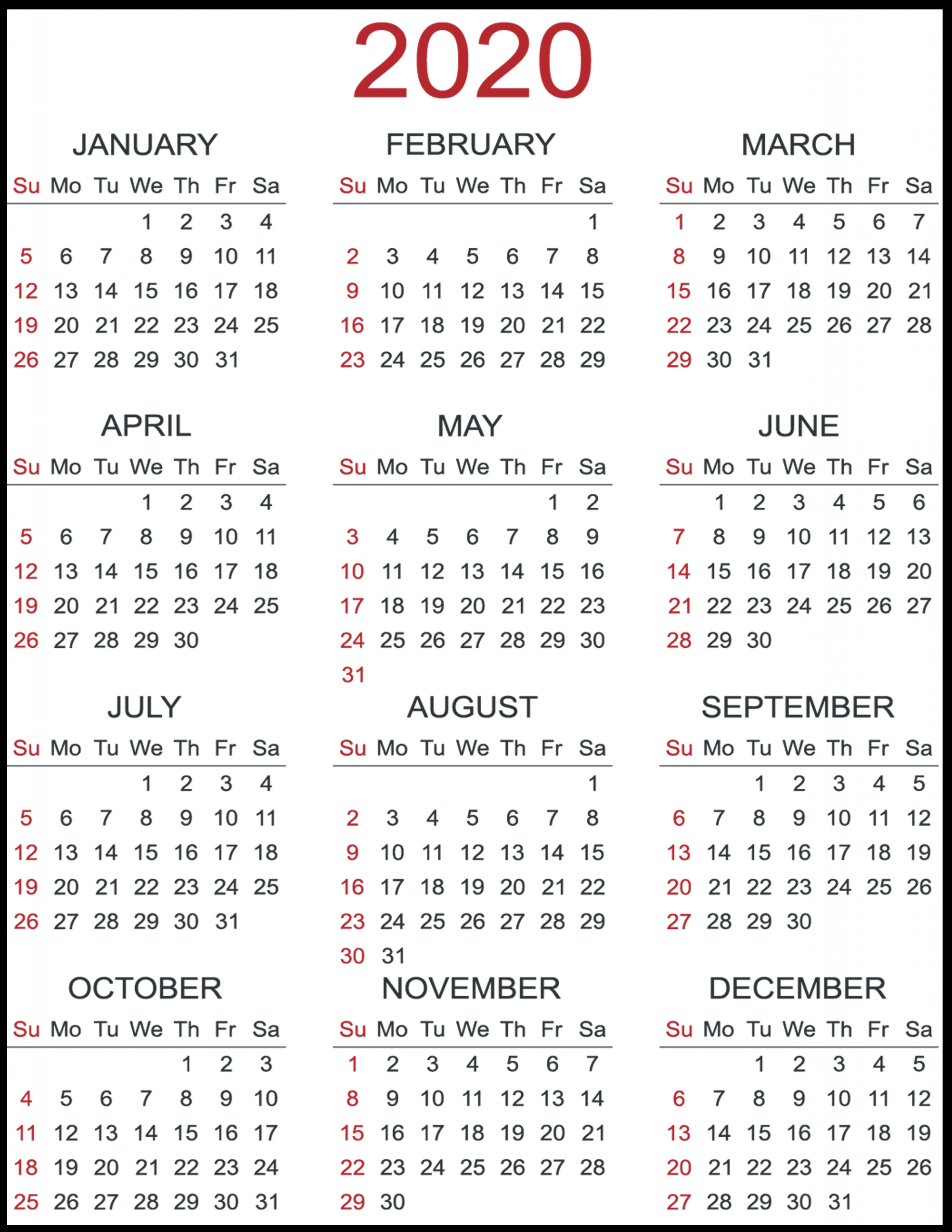Yearly1 | Printable Template Calendar 6 Months Calendar Word