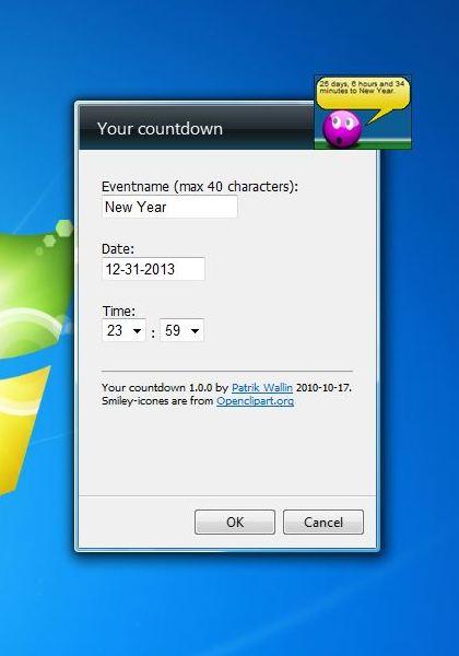 Your Countdown - Windows 7 Desktop Gadget Countdown Days On My Desktop Windows 10